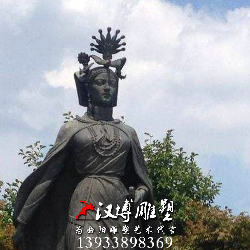 彝族人物雕像,少数民族雕塑,玻璃钢铜雕