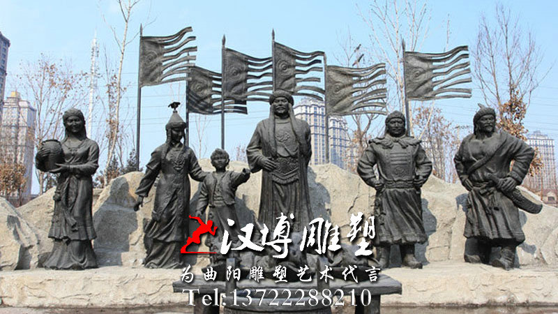 园林景观人物雕塑,玻璃钢雕塑,人物铜雕