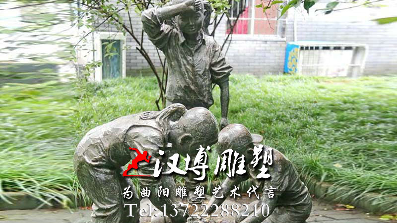 雕塑工艺品,人物制作厂家,童趣主题雕像