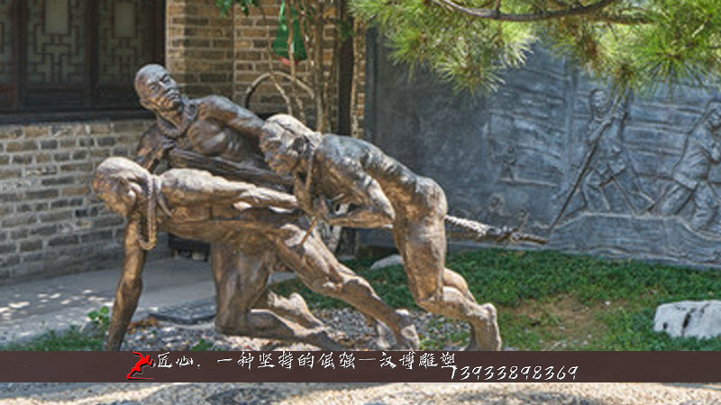 历史文化雕塑,铸铜人物雕塑,黄铜雕像
