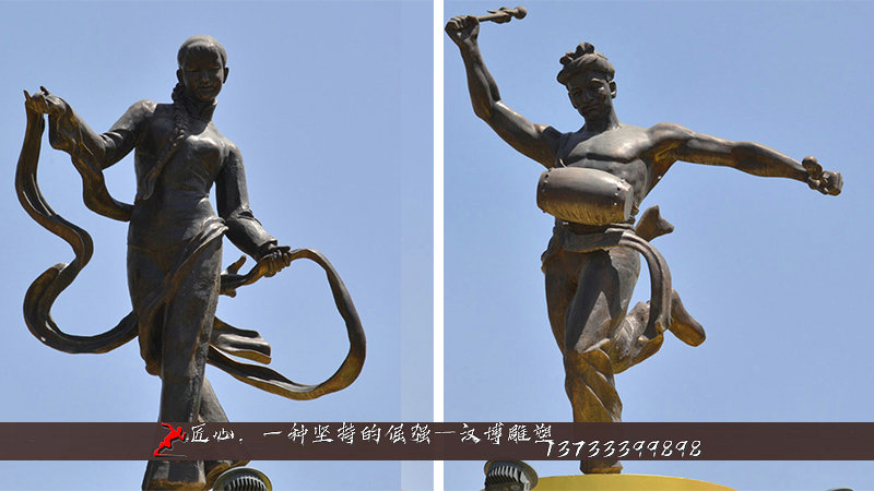 铸铜雕塑,纯铜人物雕像,铸铜雕塑加工