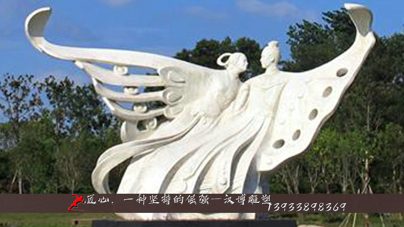 铸铜人物雕塑,梁祝雕像,铸铜雕塑加工