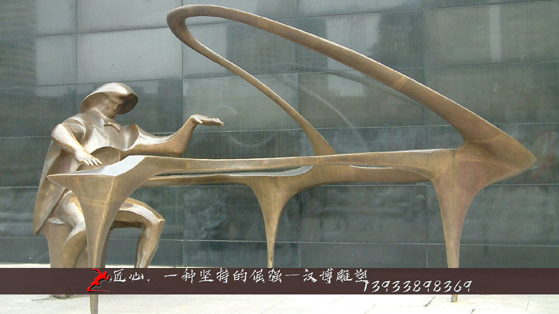 铸铜雕塑,音乐铜雕,铸铜人物雕像