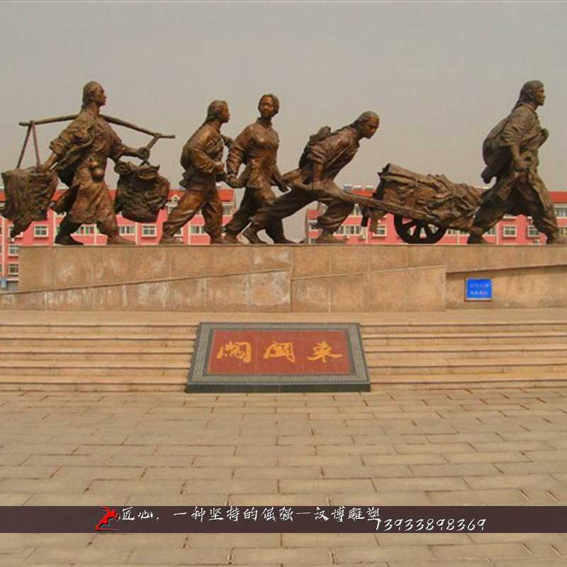 铸铜人物雕塑,黄铜雕像,大型雕塑定制