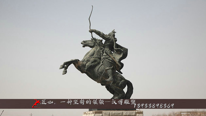 铸铜雕塑,人物骑马铜雕,铜雕制作厂家