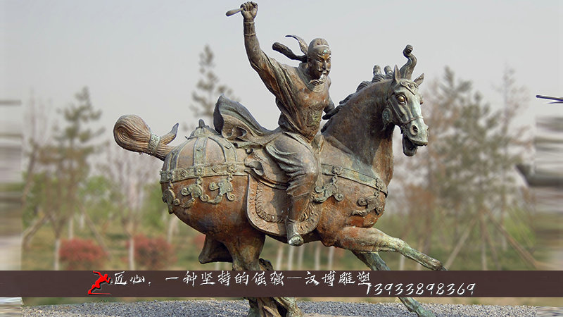 铸铜雕塑,铸铜人物雕像,园林铜雕