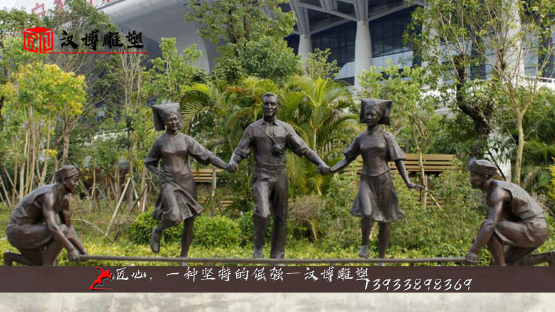 铸铜雕塑,黄铜雕像,民俗小品铜雕