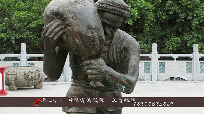 铸铜雕塑,人物铸铜雕像,园林景观铜雕