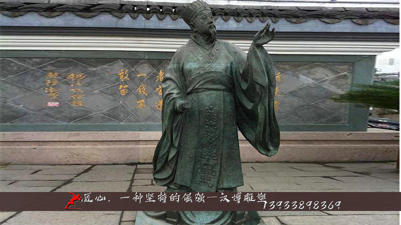 铸铜人物雕像,纯铜雕塑,园林景观铜雕