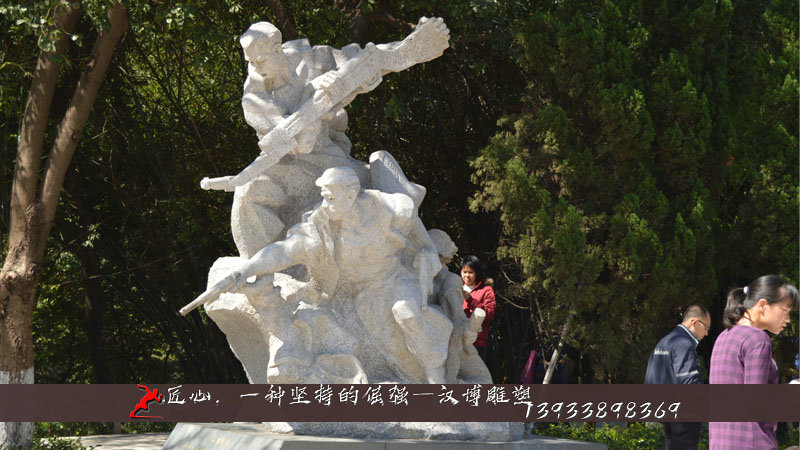 铸铜雕塑,人物铸铜雕像,革命战士铜雕