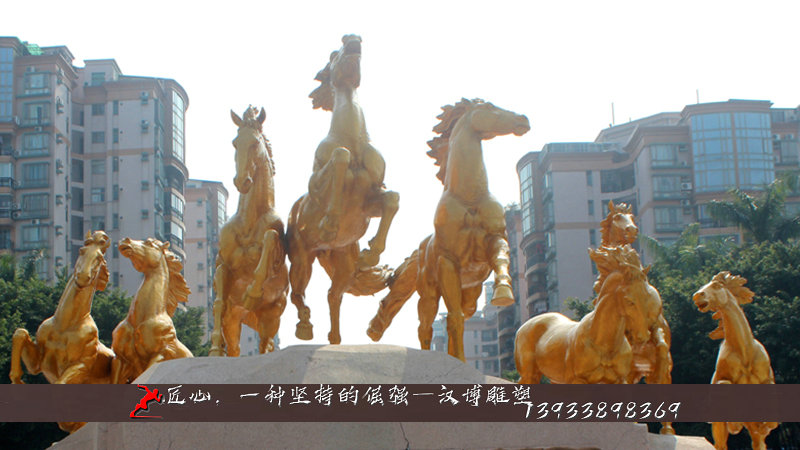 铸铜马雕像,黄铜雕塑,铸铜雕塑加工厂