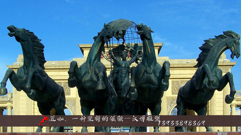 铸铜马雕塑,黄铜雕像,铜雕制作厂家