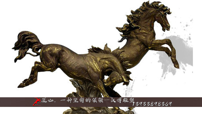 铸铜马雕像,纯铜雕塑,大型铜雕加工