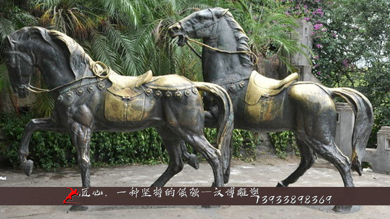 铸铜雕塑,铜马雕像,马文化铜雕