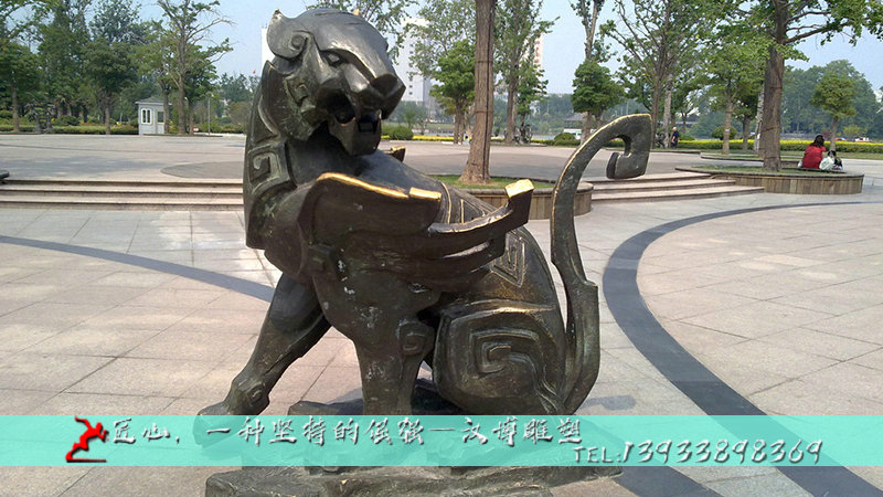 铸铜雕塑,纯铜动物雕像,十二生肖雕像