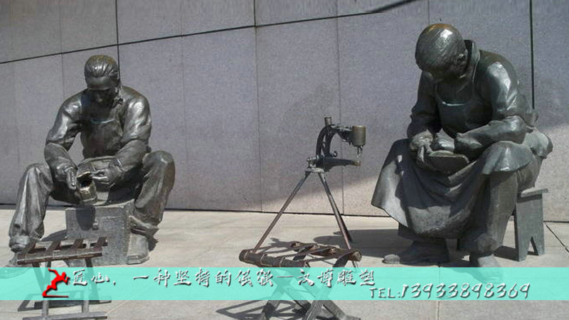 铸铜人物雕像,人物铜雕加工,铸铜雕塑厂家