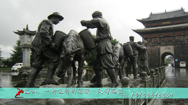 铸铜雕塑,铸铜人物雕像,户外大型铜雕
