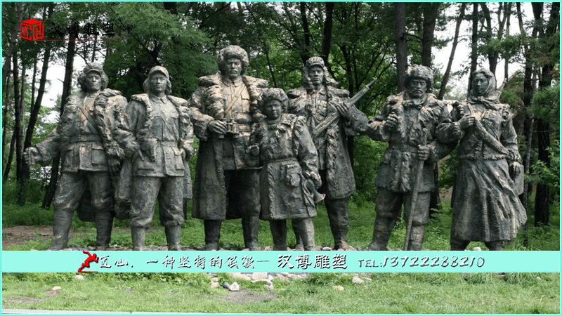 大型人物雕塑,情景雕塑,人物铜雕